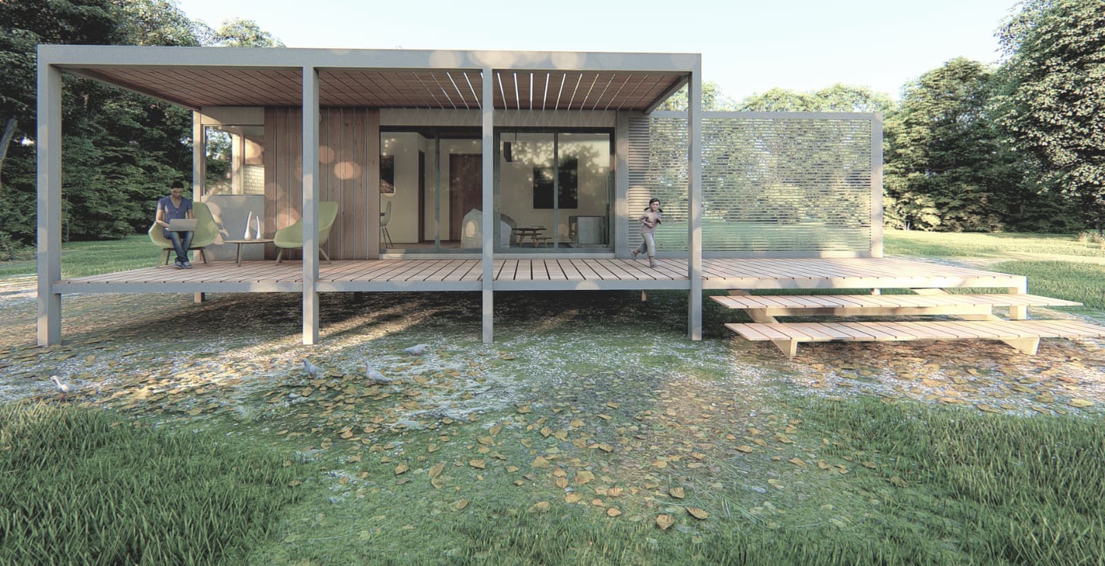 Modelo 550 – render exterior principal