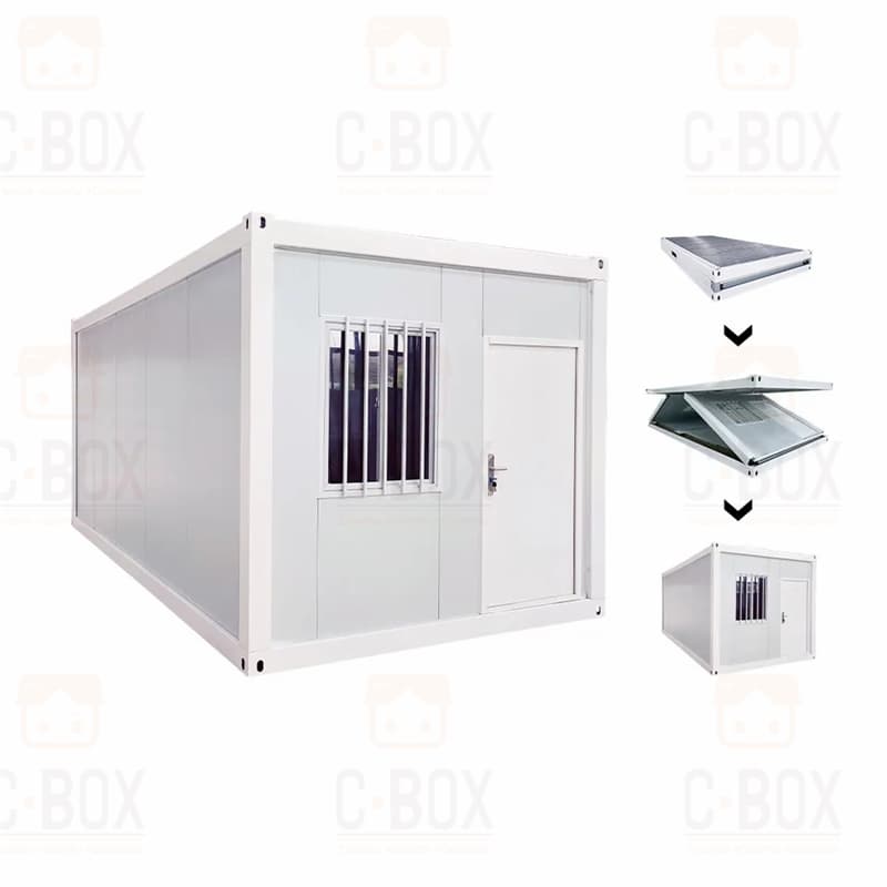 Esquema de módulo plegable: de paquete compacto a módulo desplegado