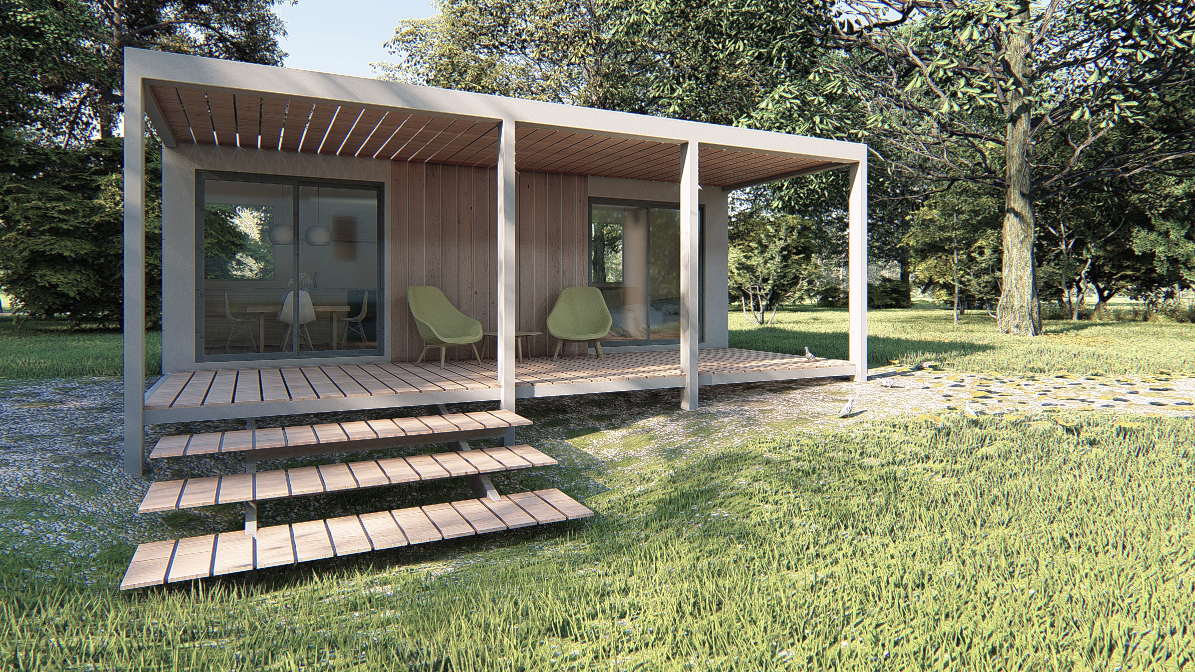 Modelo 300 – vista exterior principal